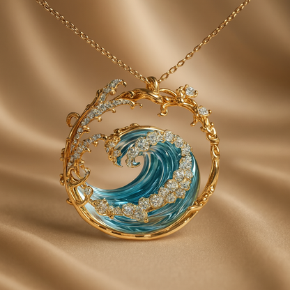 Giuramento dell'Oceano – Collana Minimalista a Tema Marino