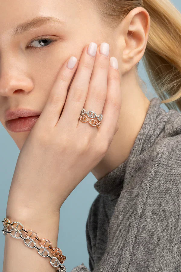 Anello Isla Marina | Oro bianco