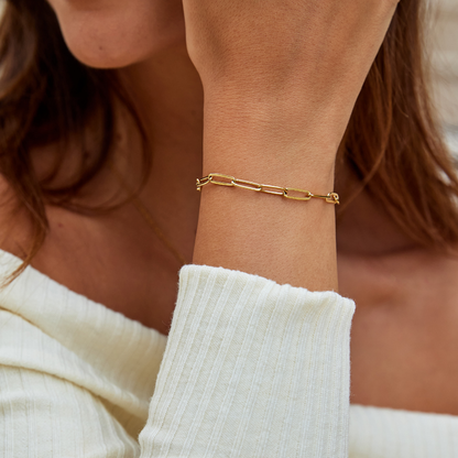 Bracciale oro a clip