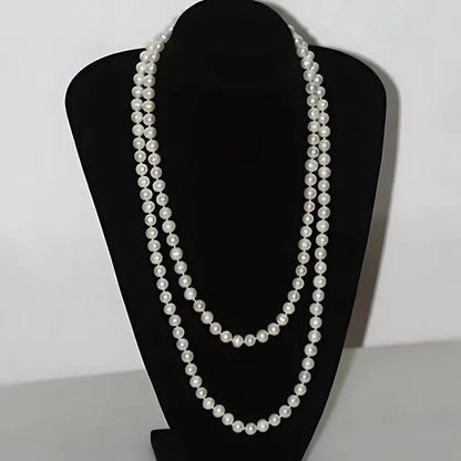 Collana di Perle Multi Strato Retrò