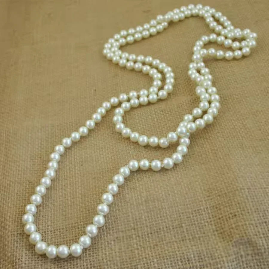 Collana di Perle Multi Strato Retrò