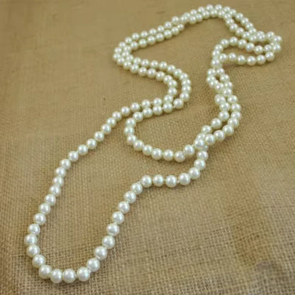 Collana di Perle Multi Strato Retrò