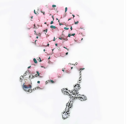 Collana Rosario Rosa