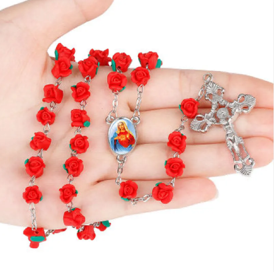 Collana Rosario Rosa