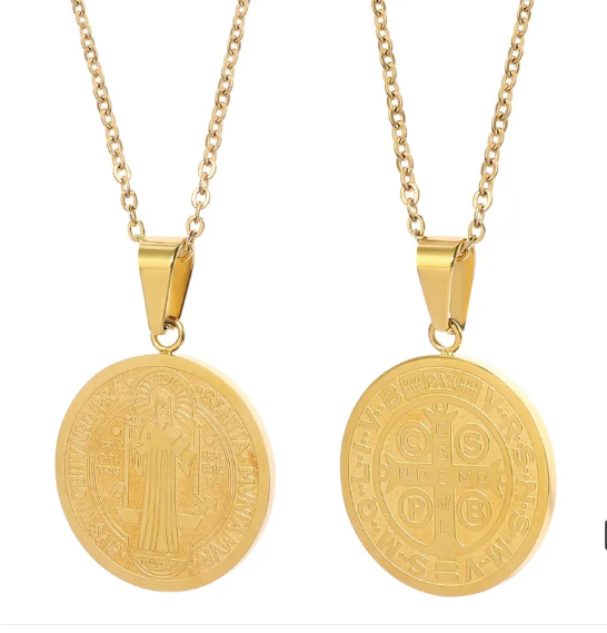 Collana con Ciondolo a Forma di O Rotondo