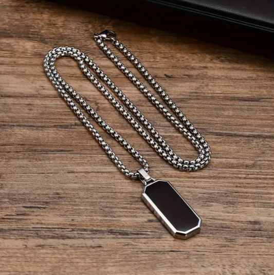 Collana da Uomo con Ciondolo in Acciaio Inossidabile