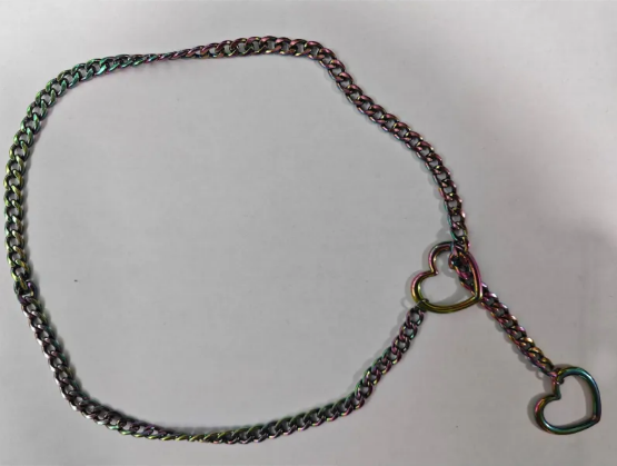 Collana Lariat Cuore in Acciaio Inossidabile