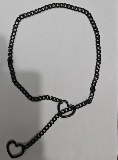 Collana Lariat Cuore in Acciaio Inossidabile