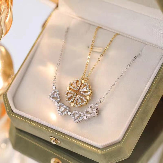 Collana con cuore di cristallo