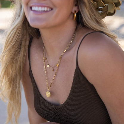 Collana Funky Buddha | Oro bianco