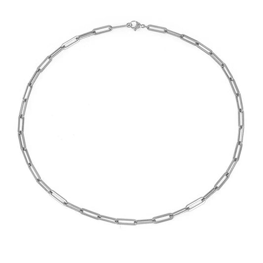 Collana elegante Archen | Oro bianco