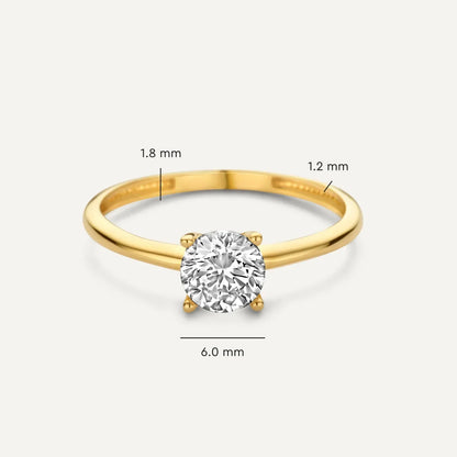 Anello Savaya El Playa | Oro bianco