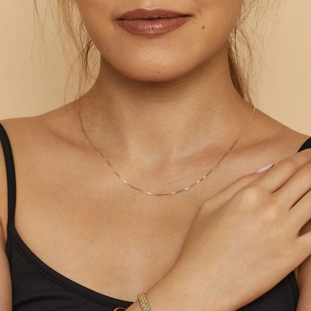 Collana Bodega Box | Oro bianco