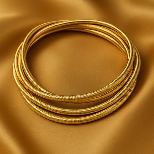 Collana Lussuosa a Strati con Catena Dorata