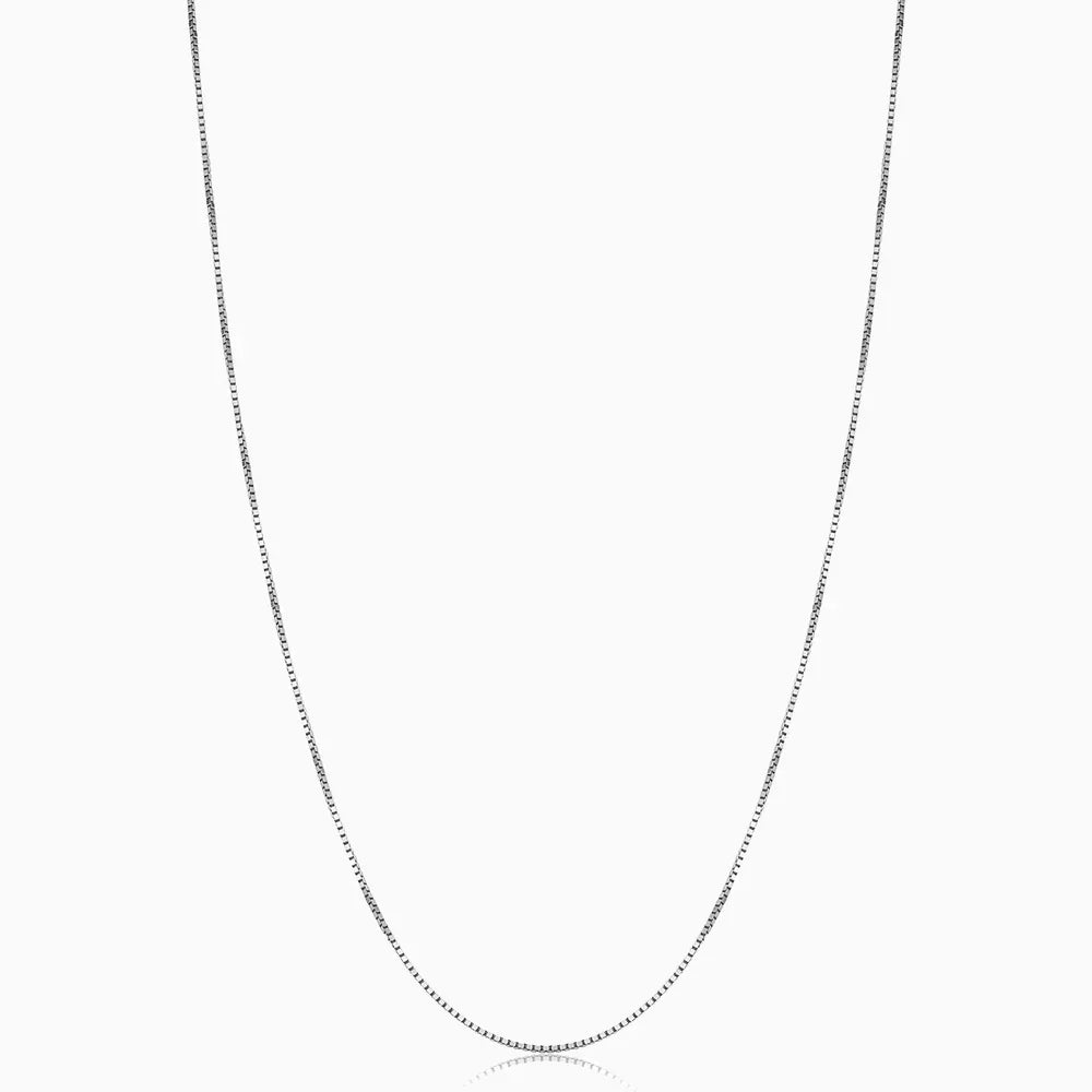 Collana Bodega Box | Oro bianco