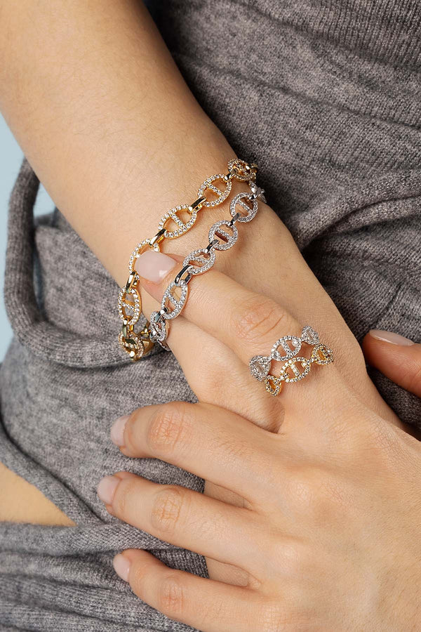 Bracciale Isla Marina | Oro bianco