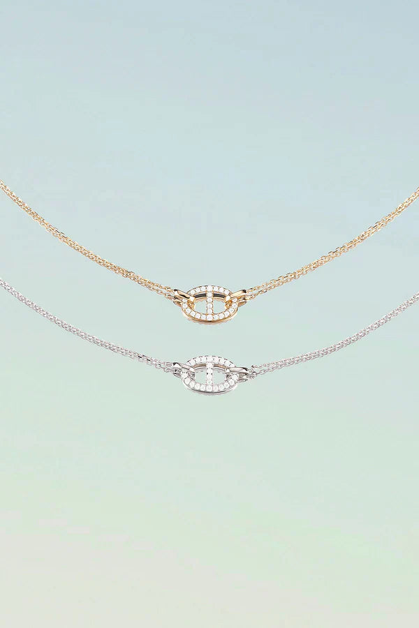 Collana Isla Marina | Oro bianco