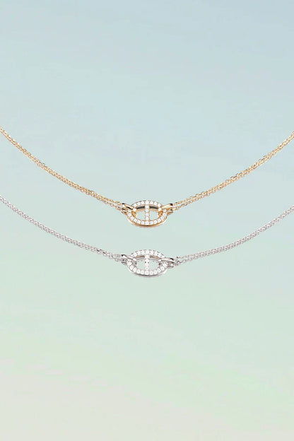 Collana Isla Marina | Oro bianco