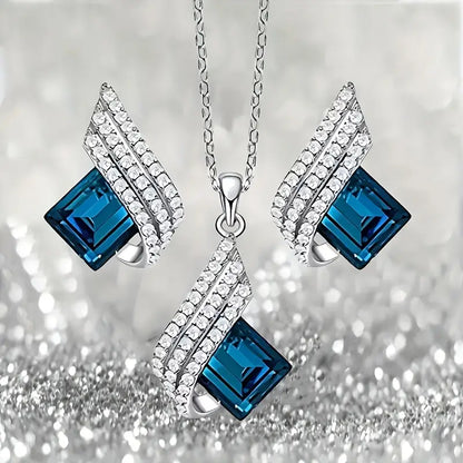 Set di gioielli Brienne Solazure | Oro bianco