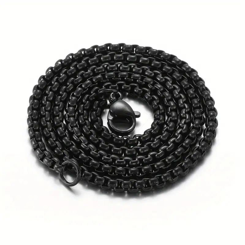 Collana a Catena Unisex in Acciaio Inossidabile