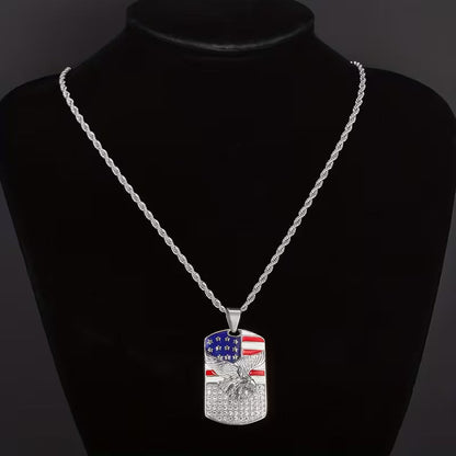 Collana con Ciondolo Stella Cimelio della Libertà Celeste