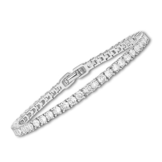 Bracciale tennis | Oro bianco