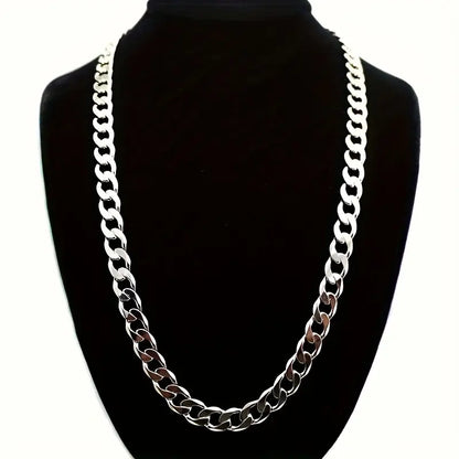 Collana a Catena Cubana Dorata per Uomo e Donna