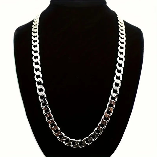 Collana a Catena Cubana Dorata per Uomo e Donna