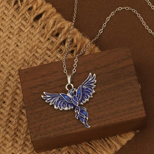 Collana con Ciondolo Volo Azzurro di Grazia