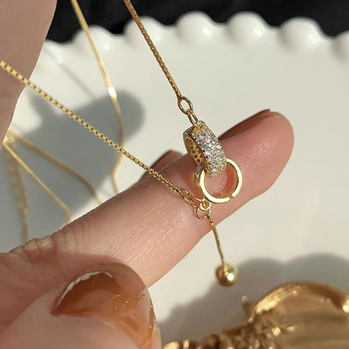Collana doppio anello