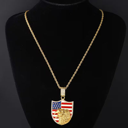 Collana con Ciondolo Stella Cimelio della Libertà Celeste