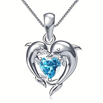 Collana gemelli Oceanheart | Oro bianco