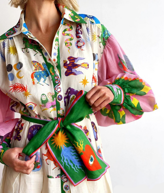 Claudia - Vestito con volume