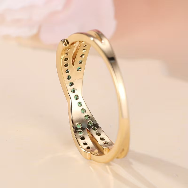 Anello Emerald Flow | Oro