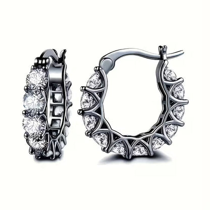 Orecchini vintage con zirconi