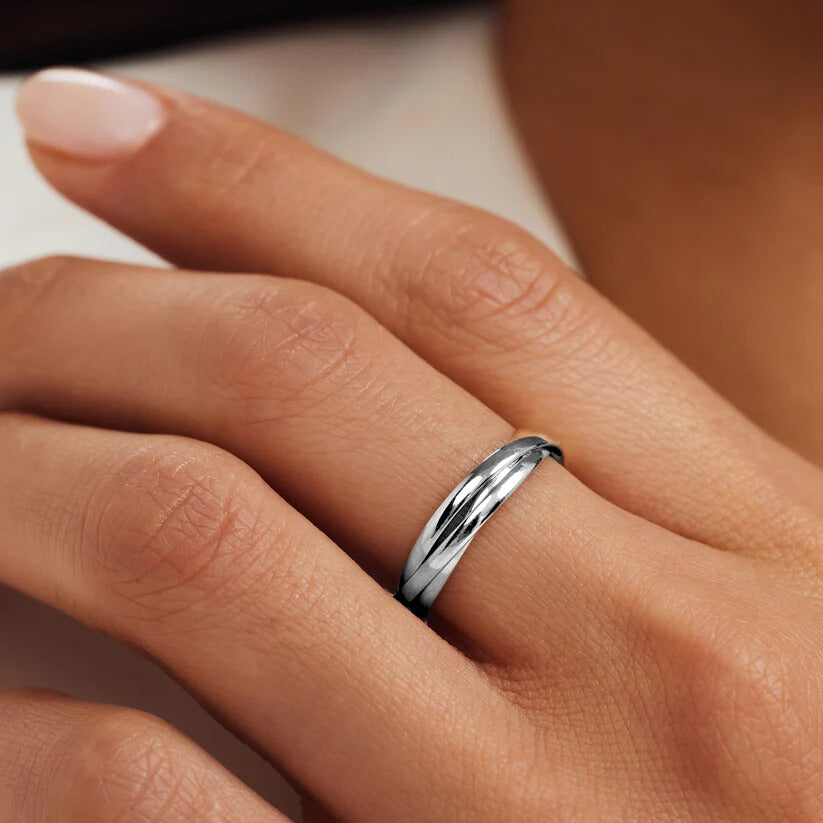 Anello Lena Trielle | Oro bianco