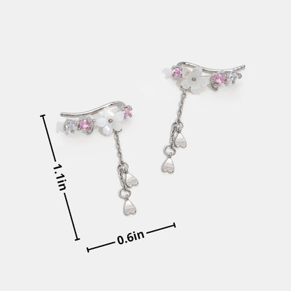 Orecchini fiore di ciliegio