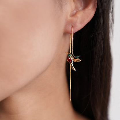 Orecchini colibrì eleganti