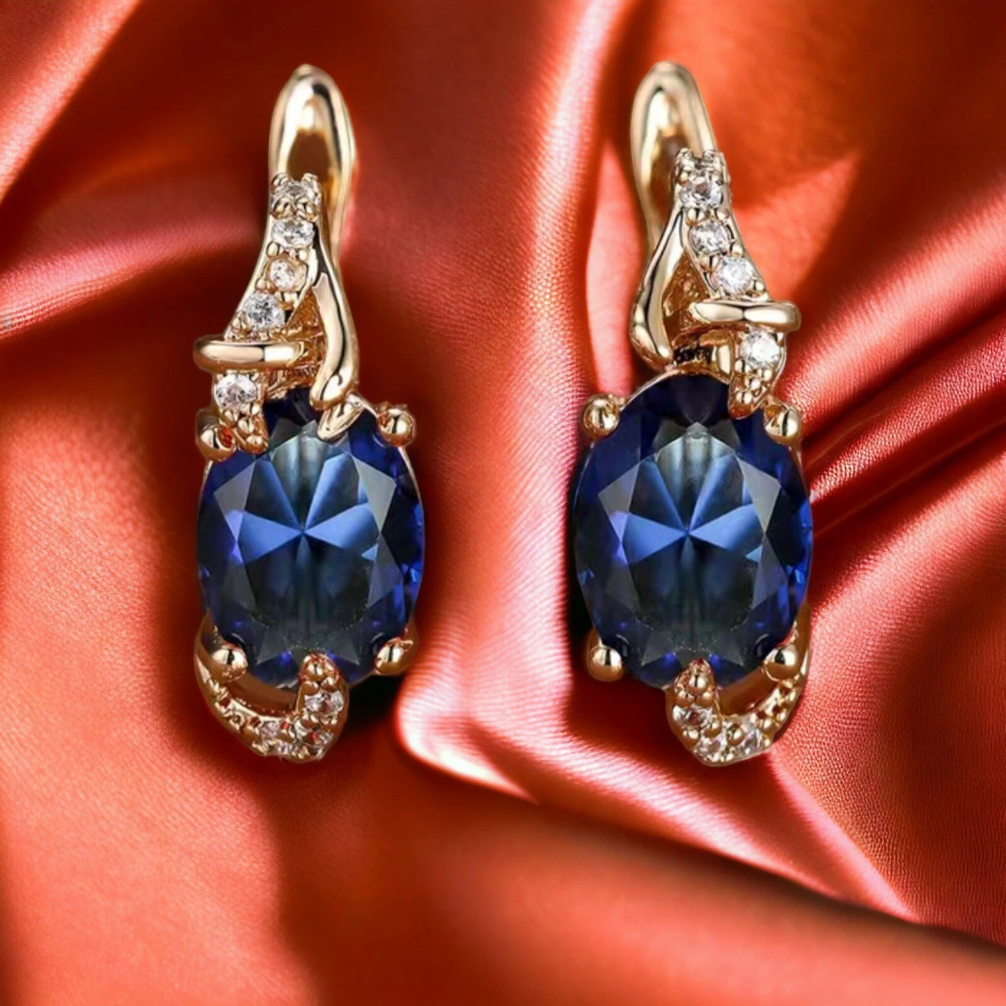 Orecchini pendenti Royal Midnight | Oro