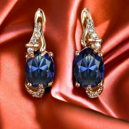 Orecchini pendenti Royal Midnight | Oro