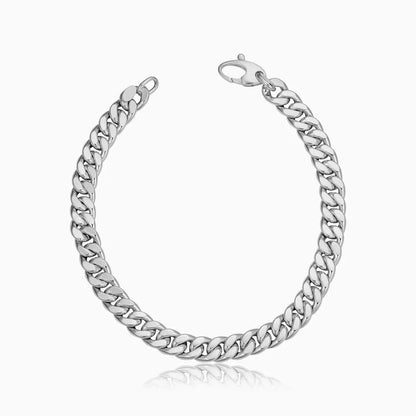 Bracciale Estate Cuban | Oro bianco