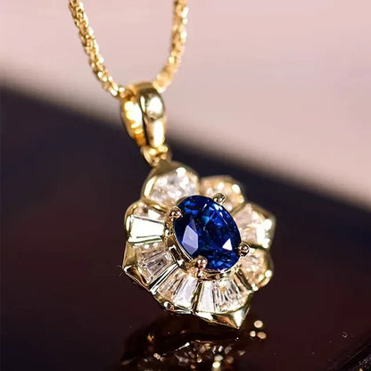Collana Kavella Noctazure in Oro