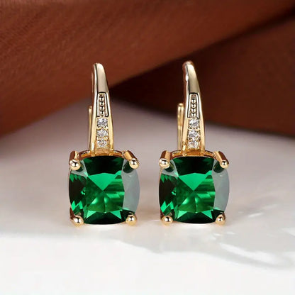 Orecchini cerchietto pietra Mystic Sapphire | Oro