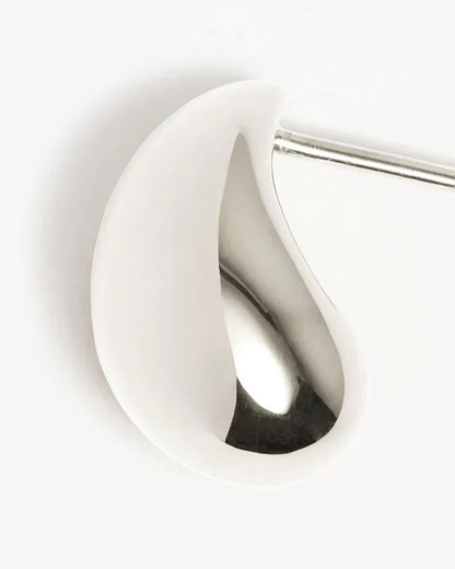 Orecchini pendenti Mato Drop | Oro bianco