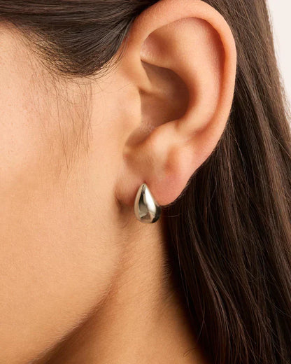 Orecchini pendenti Mato Drop | Oro bianco