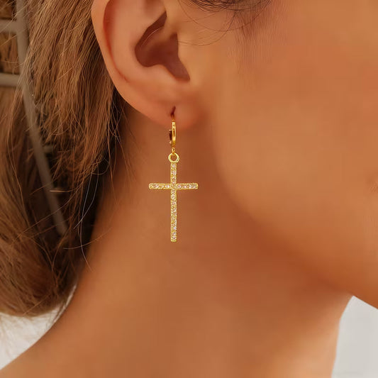Orecchino pendente moderno stile western