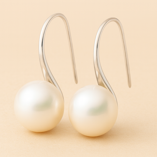 Orecchini a goccia eleganti con perle
