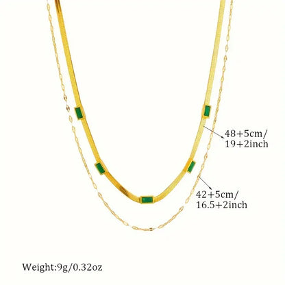 Collana retrò doppio strato Sorella Edelstein | Oro