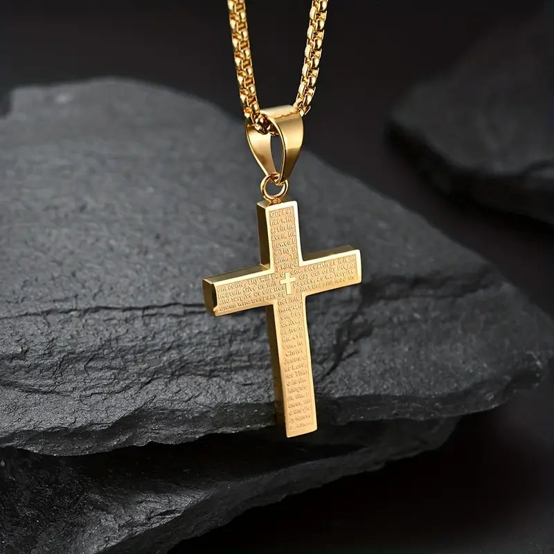 Collana con Ciondolo Croce in Oro Radianza Squisita