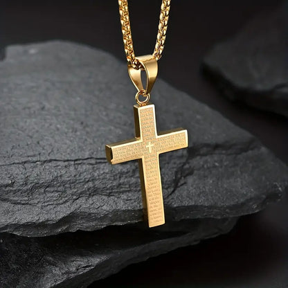 Collana con Ciondolo Croce in Oro Radianza Squisita